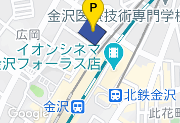 金沢駅西口時計駐車場ミニMAP